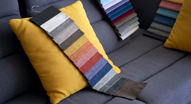 Various upholstered furniture types
