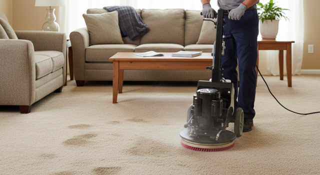 Low moisture carpet cleaning for tough stains by Heaven’s Best